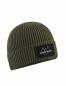 Preview: puranda IM WOID DAHOAM Strickmütze - military grün - seitlich