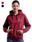 Preview: puranda Hoodie - FMG CHAM - weinrot - Model01nah