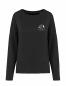 Preview: puranda Oversize Sweater TEAM MOOSBURG - schwarz - Model nah
