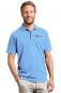 Preview: puranda Poloshirt FÖRDERVEREINS HISTORISCHES BAHNWASSERKRAFTWERK KAMMERL e.V- alaskian blue - Model nah