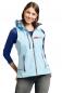 Preview: puranda KAMMERL Softshellweste - hellblau - Model nah