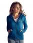 Preview: puranda Sweatjacke - FMG CHAM - petrol - Model01nah