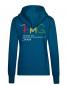 Preview: puranda Sweatjacke - FMG CHAM - petrol - Sweatjacke hinten