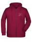 Preview: puranda Sweatjacke - FMG CHAM - weinrot - Hoodie