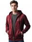 Preview: puranda Sweatjacke - FMG CHAM - weinrot - Model01nah