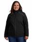 Preview: puranda TEAM MOOSBURG warme Softshelljacke - schwarz - Softshelljacke nah