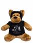 Preview: Hund mit Tshirt TEAM MOOSBURG - 20 cm - Plüschtier