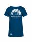 Preview: puranda Merino T-Shirt NATURFREUNDE CHAM - blau - hinten