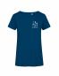 Preview: puranda Merino T-Shirt NATURFREUNDE CHAM - blau - Tshirt
