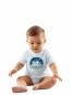 Preview: puranda Baby T-Shirt - Naturfreunde - weiss - Model01 nah
