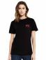 Preview: puranda T-Shirt - REALSCHULE WALDMÜNCHEN - schwarz - Model01nah