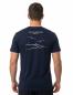 Preview: puranda T-Shirt SEGELFLUG SPORTVEREIN CHAM e.V- navy blue - Model hinten
