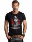 Preview: puranda T-Shirt TRENCK - schwarz- Model01nah