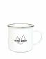 Preview: Emaille Tasse IM WOID DAHOAM WOID - 300 ml
