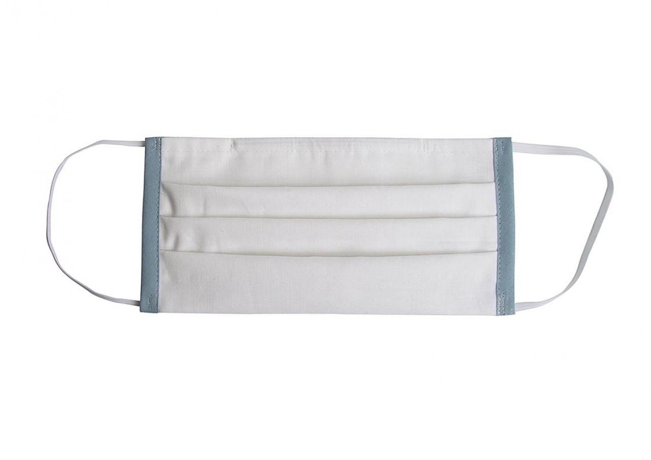 Stoffmaske - Mundbedeckung - weiss