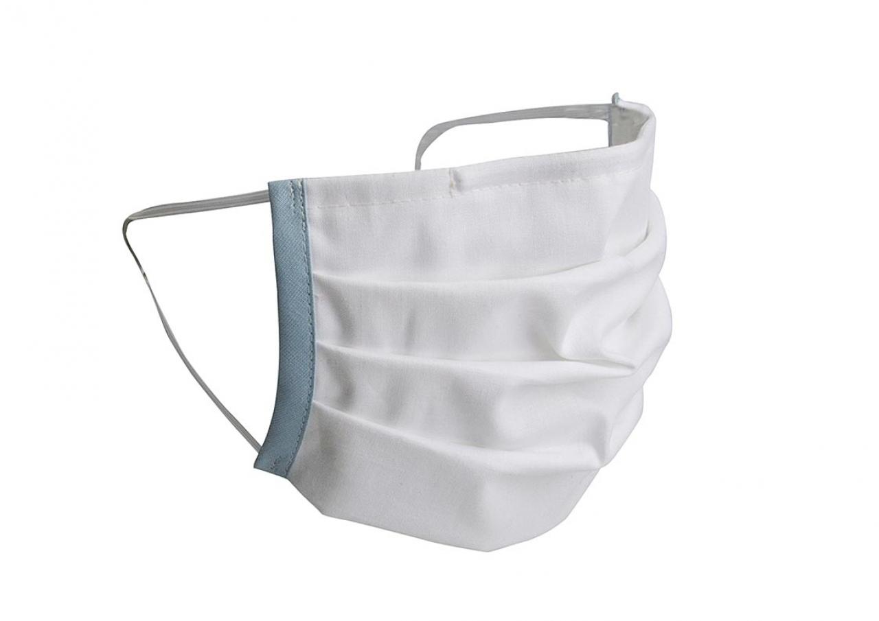 Stoffmaske - Mundbedeckung - weiss