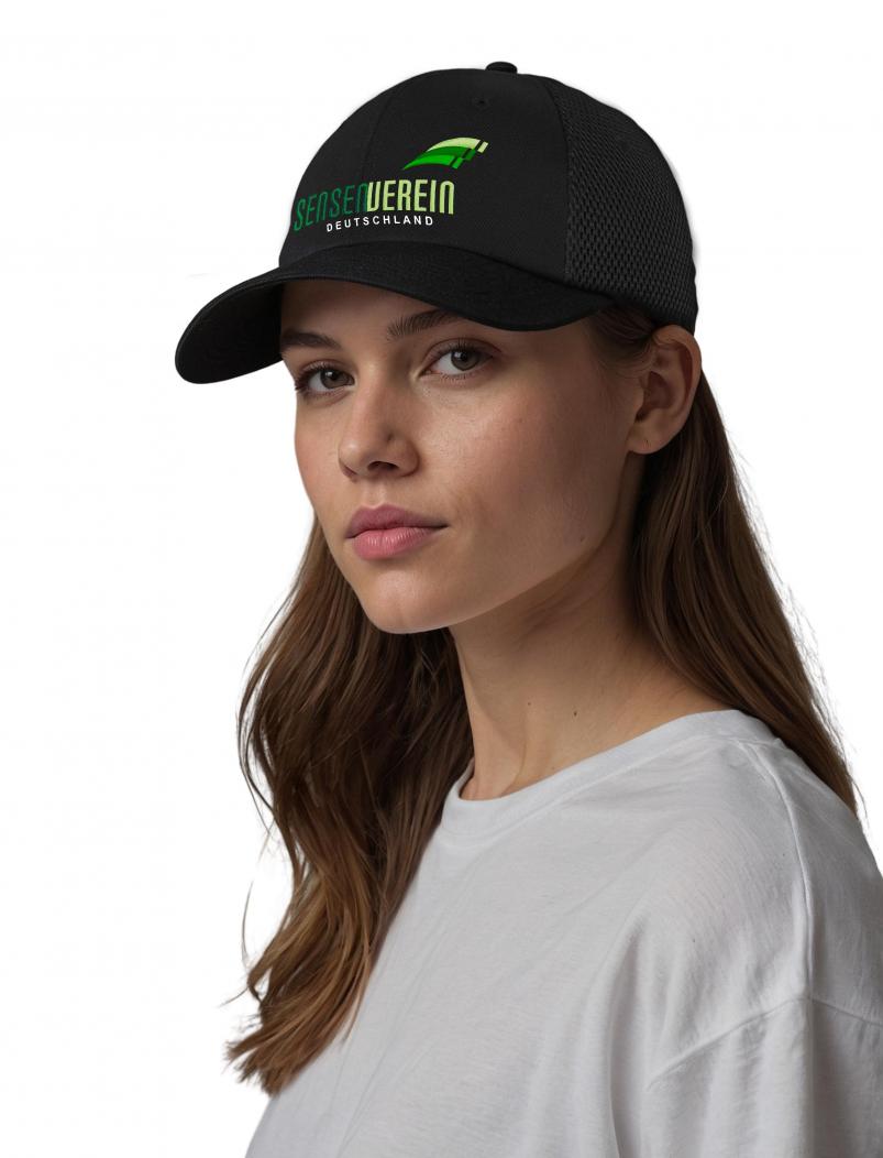 puranda SENSENVEREIN Ballcap - schwarz - Model Mädchen