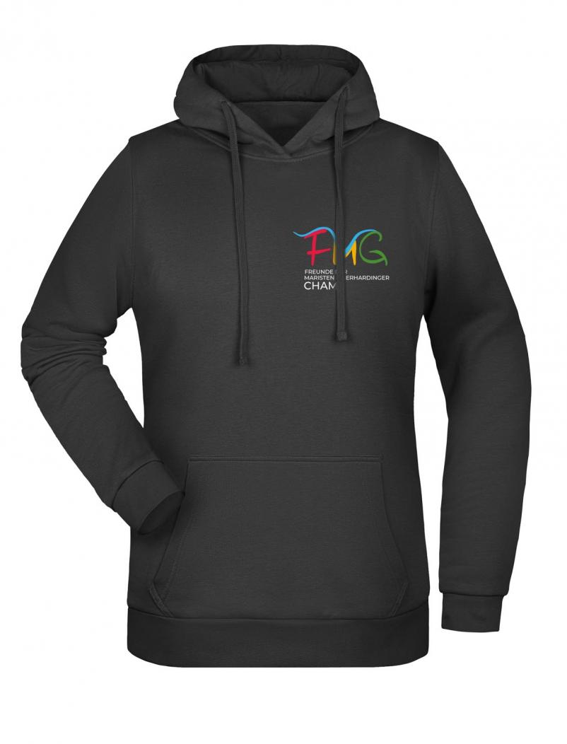 puranda Hoodie - FMG CHAM - schwarz - Brust