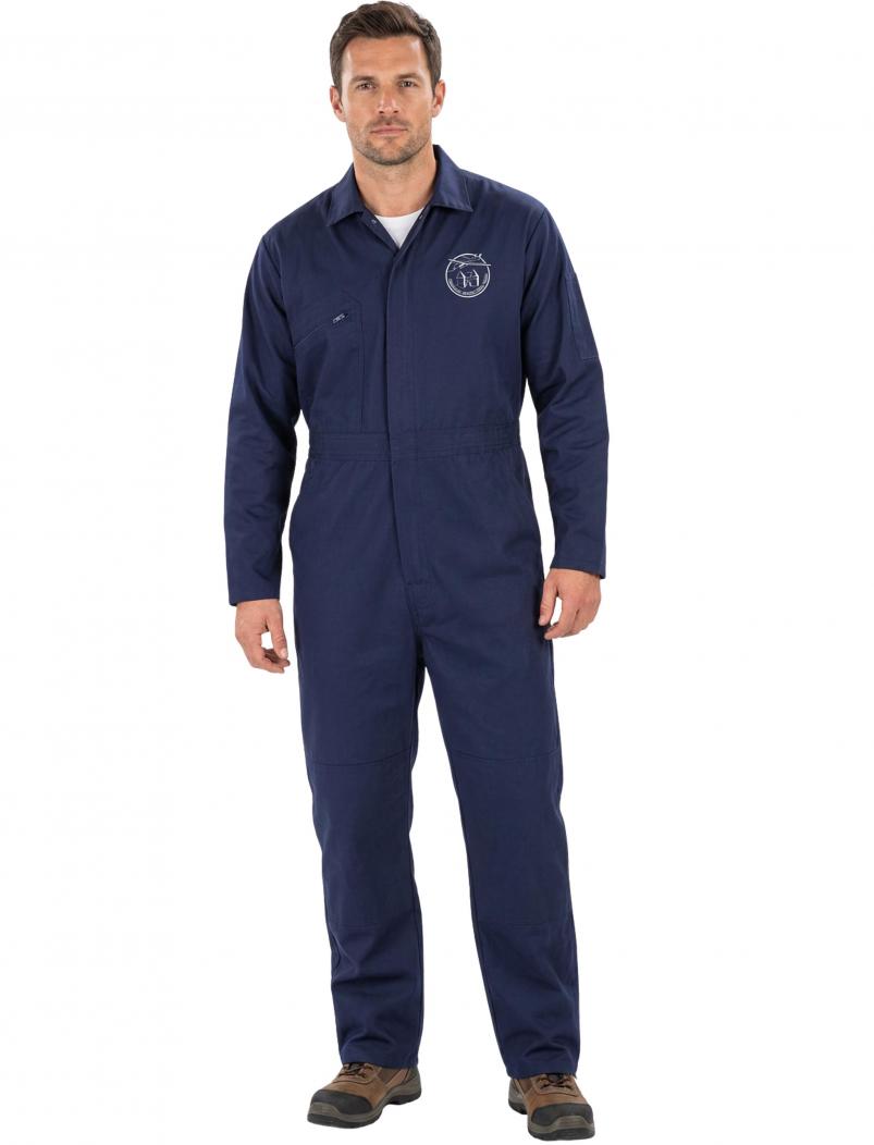 Preview: puranda Overall SEGELFLUG SPORTVEREIN CHAM - marine/kobalt - Sweatjacke vorne