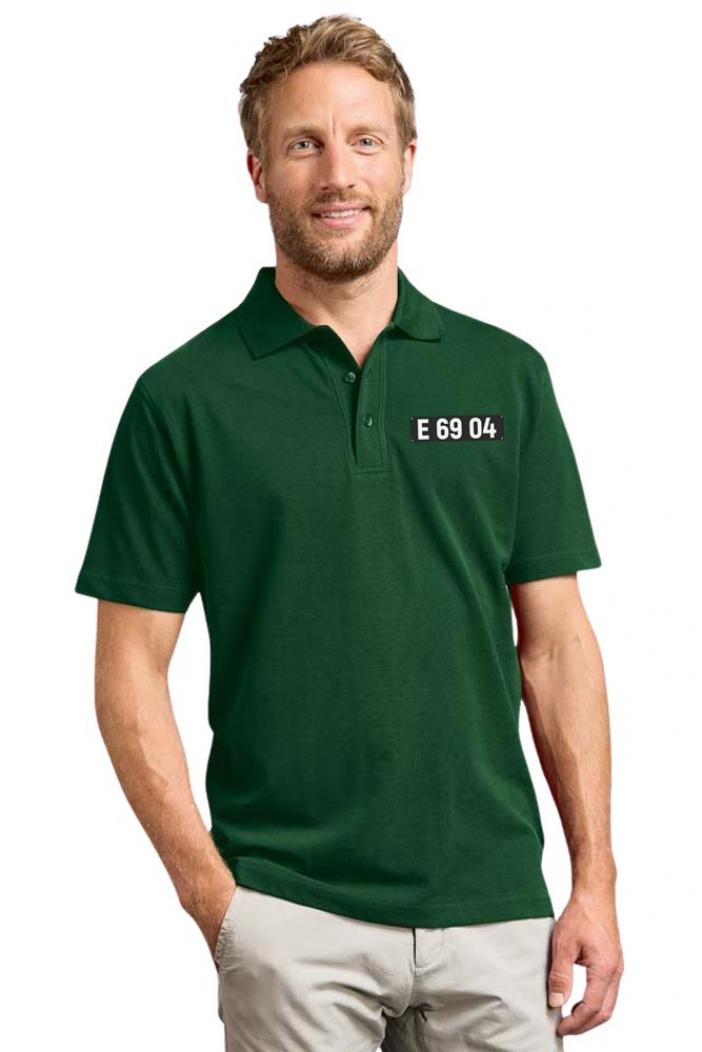 puranda PoloShirt E 69 04 - forrestgreen - Model nah