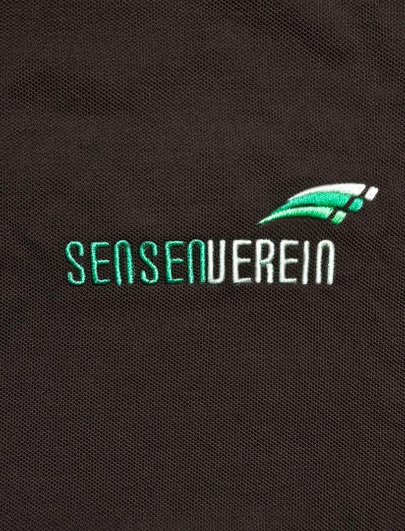 puranda Poloshirt SENSENVEREIN - braun - Motiv