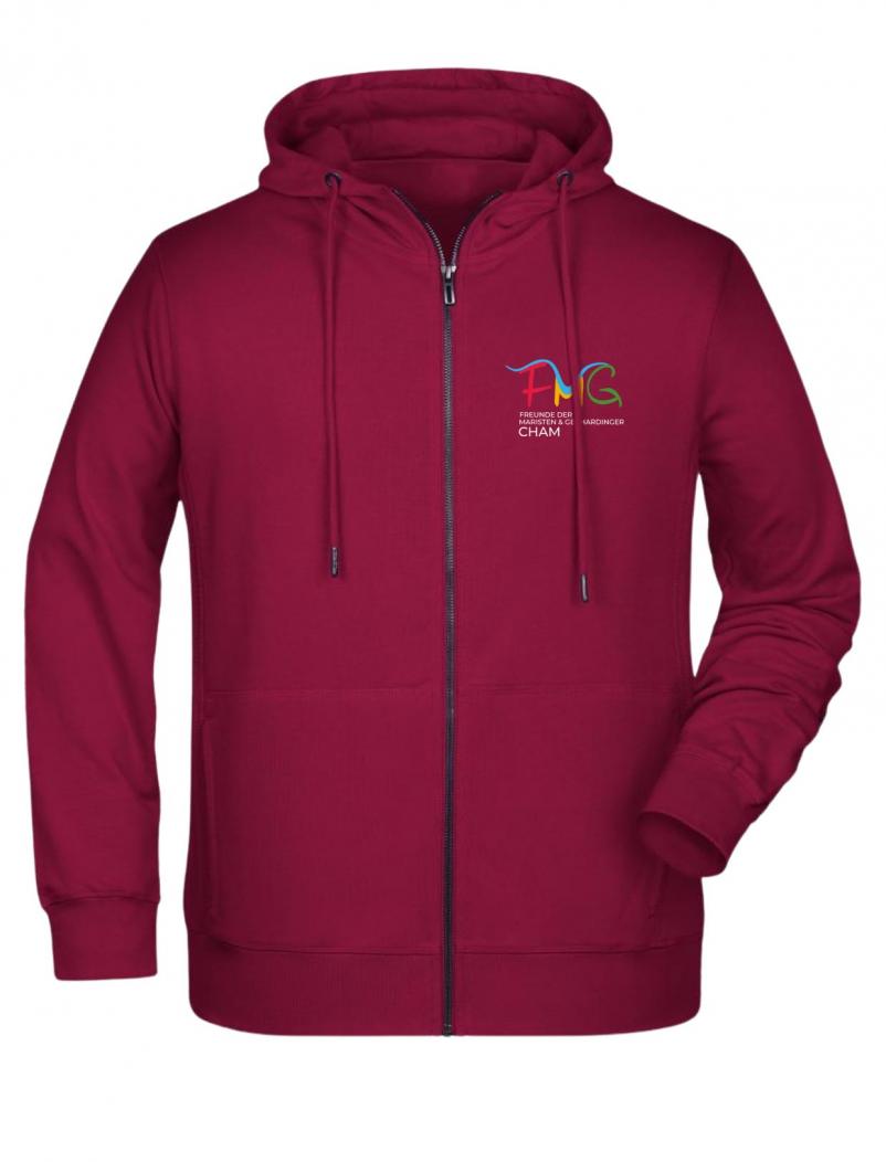 puranda Sweatjacke - FMG CHAM - weinrot - Hoodie