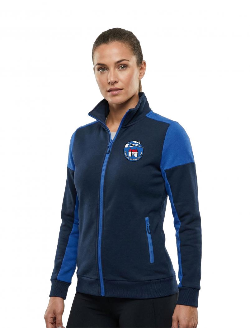 puranda Sweatjacke SEGELFLUG SPORTVEREIN CHAM - marine/kobalt - Model nah