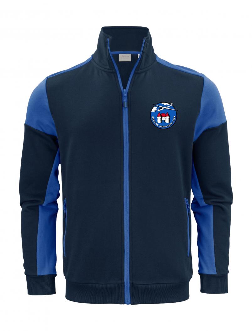Preview: puranda Sweatjacke SEGELFLUG SPORTVEREIN CHAM - marine/kobalt - Sweatjacke vorne