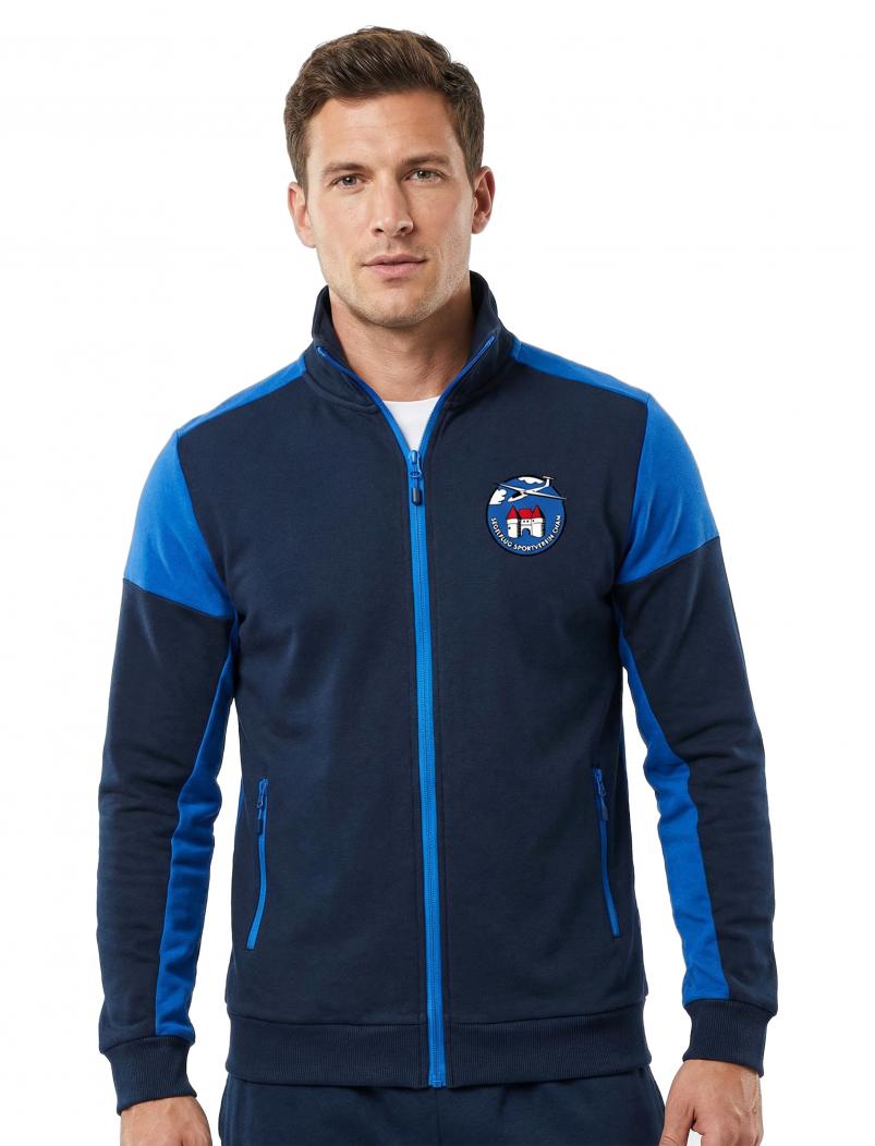 puranda Sweatjacke SEGELFLUG SPORTVEREIN CHAM - marine/kobalt - Model nah