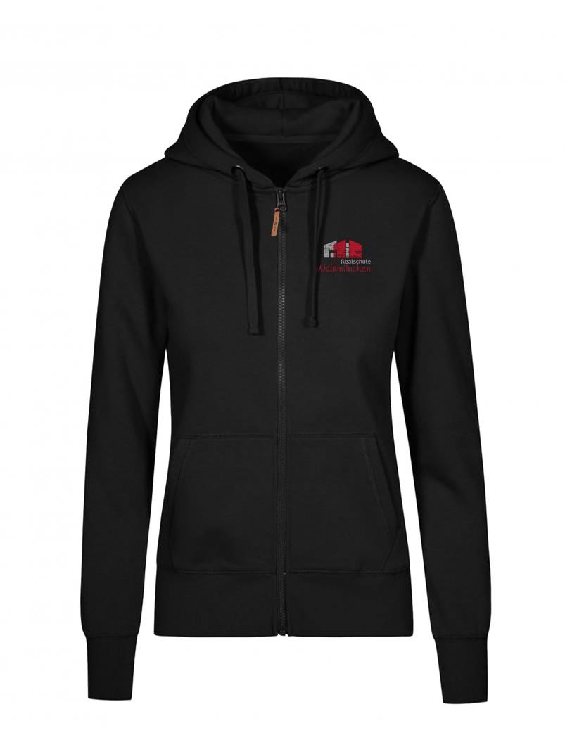 puranda Sweatjacke REALSCHULE WALDMÜNCHEN - schwarz - Sweatjacke vorne
