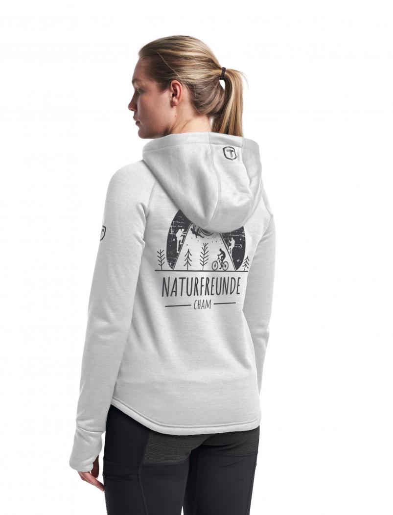 Preview: puranda Sweatjacke TXlite NATURFREUNDE CHAM - navy - Model nah