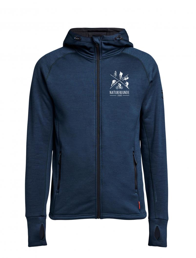 Preview: puranda Sweatjacke TXlite NATURFREUNDE CHAM - navy - Sweatjacke vorne