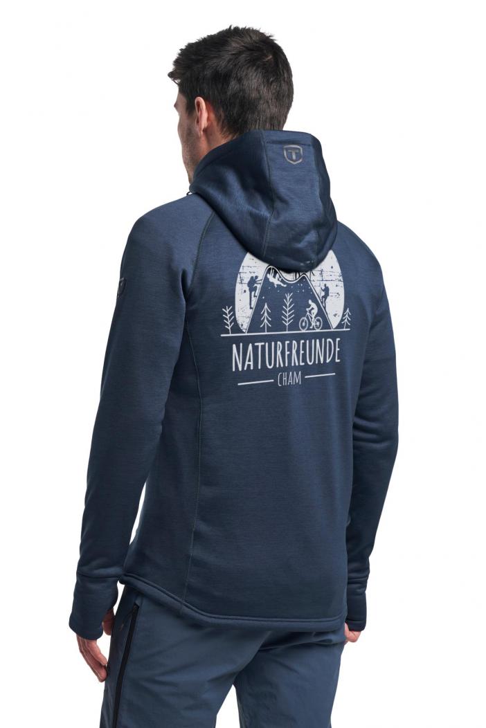 Preview: puranda Sweatjacke TXlite NATURFREUNDE CHAM - navy - Model nah