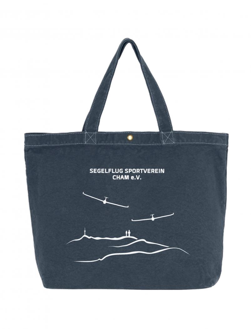 Preview: Tasche Canvas SEGEFLUG SPORTVEREIN CHAM - 15 l - denim