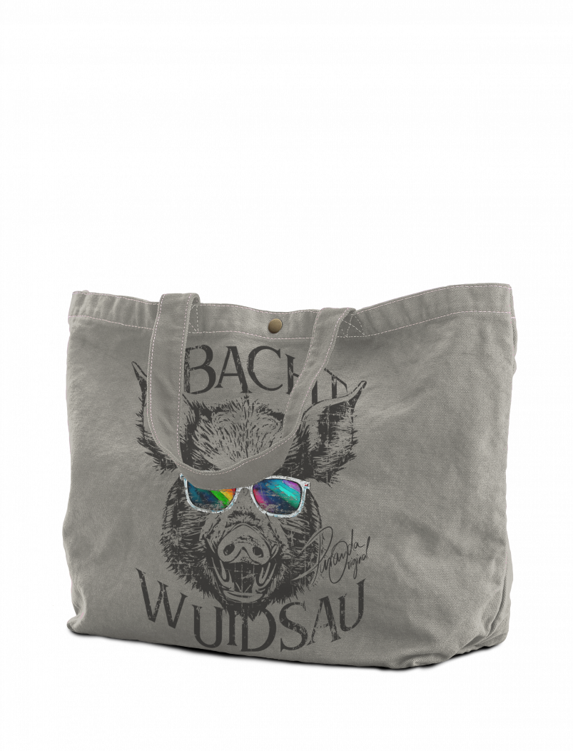 Tasche Canvas OBACHT WUIDSAU - 15 l - grau