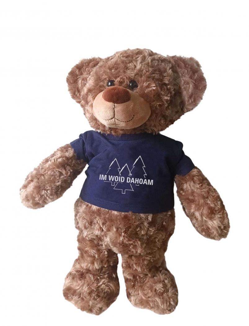 Teddy mit Tshirt IM WOID DAHOAM - 35 cm - Plüschtier