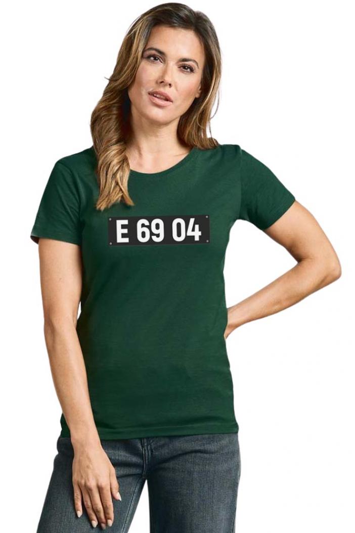 puranda T-Shirt E 69 04 - forrestgreen - Model nah