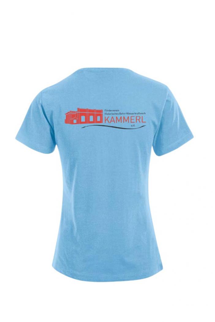 puranda T-Shirt FÖRDERVEREINS HISTORISCHES BAHNWASSERKRAFTWERK KAMMERL e.V- alaskian blue - Tshirt - hinten