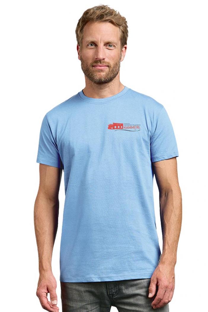 puranda T-Shirt FÖRDERVEREINS HISTORISCHES BAHNWASSERKRAFTWERK KAMMERL e.V- alaskian blue - Model nah