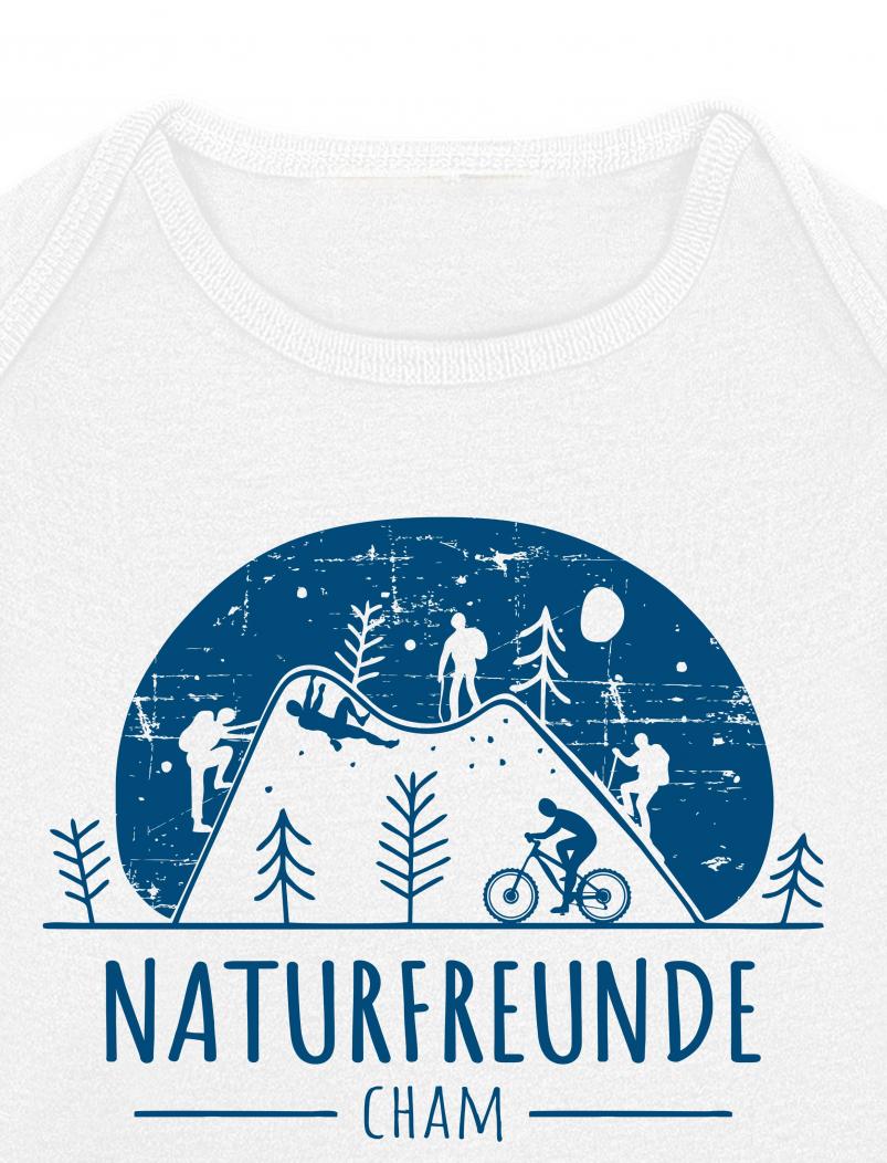 puranda Baby T-Shirt - Naturfreunde - weiss - Tshirt nah