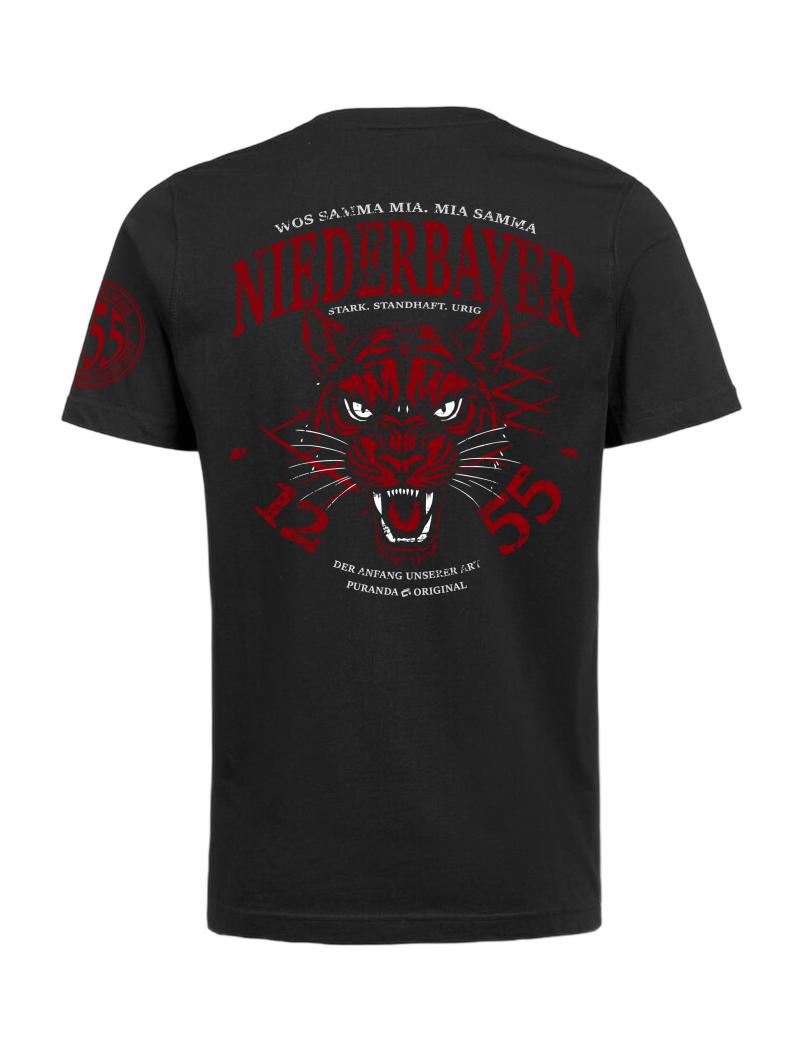 puranda T-Shirt Niederbayer - schwarz - Tshirt hinten