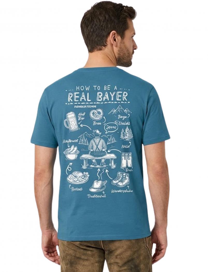 puranda T-Shirt Real Bayer - blau - Model01nah
