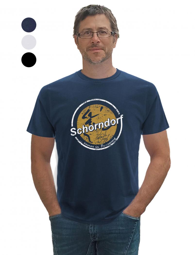 puranda T-Shirt - Schorndorf - blau - Model01nah