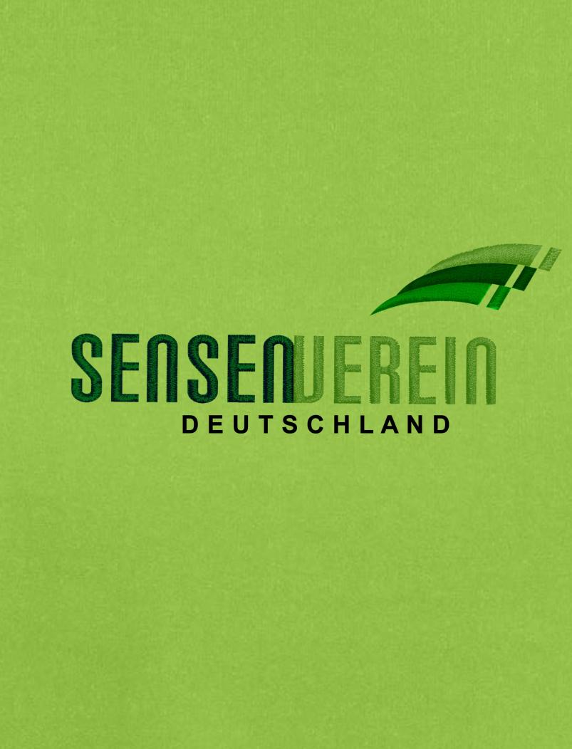 puranda T-Shirt SENSENVEREIN DEUTSCHLAND - grün - Motiv