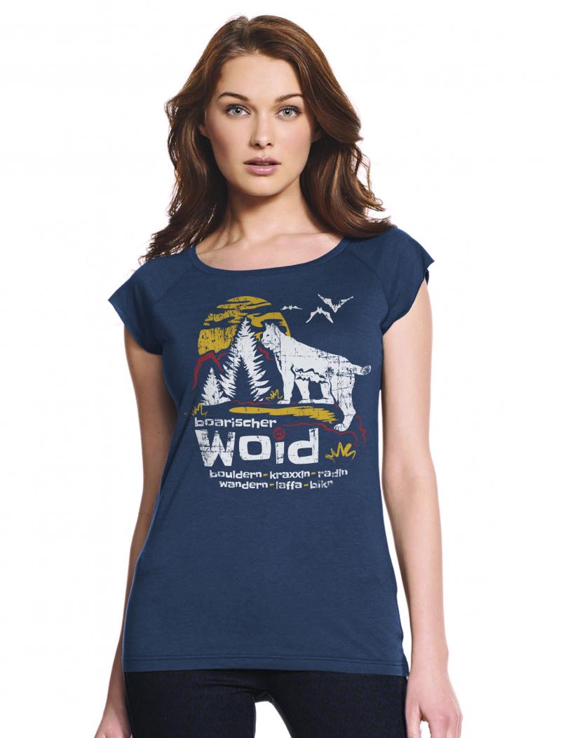 puranda T-Shirt WOID- denim - Model-01 nah