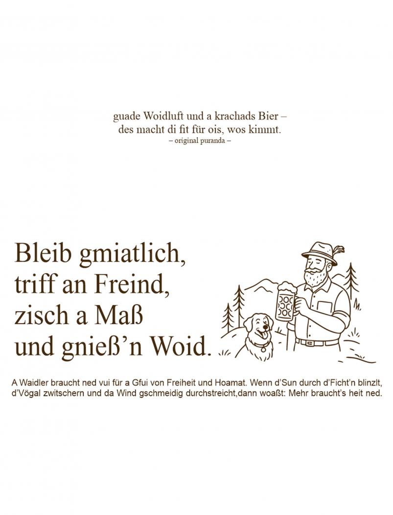 Preview: puranda T-Shirt WOS KIMMT - Motiv