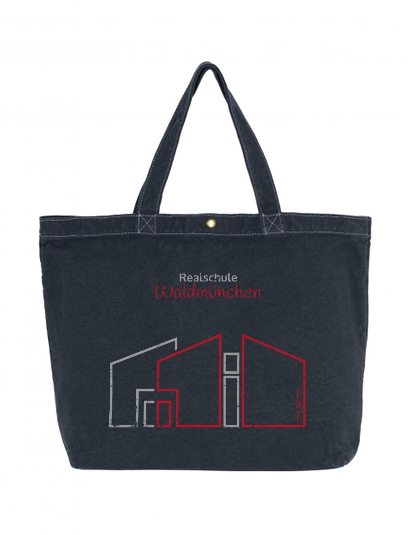 Tasche Canvas REALSCHULE WALDMÜNCHEN - 15 l - denim