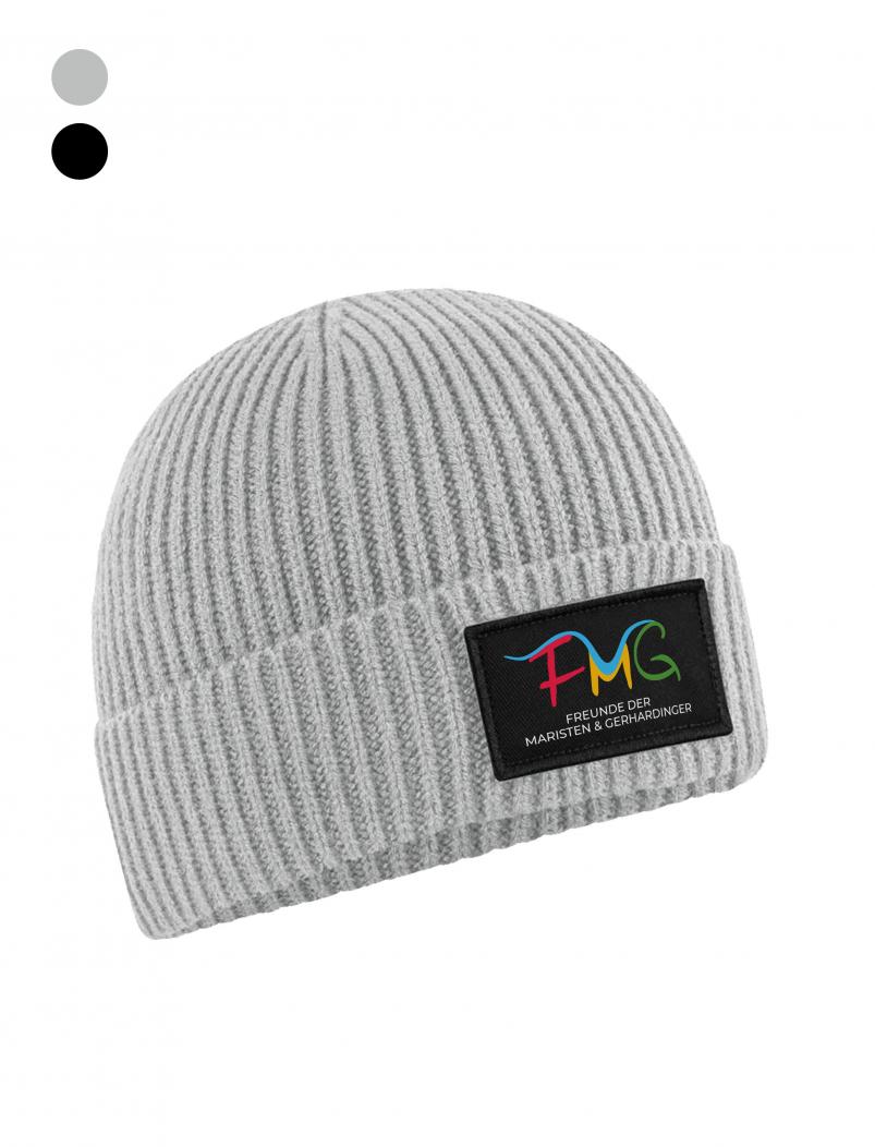 puranda FMG CHAM Strickmütze - hellgrau - seitlich