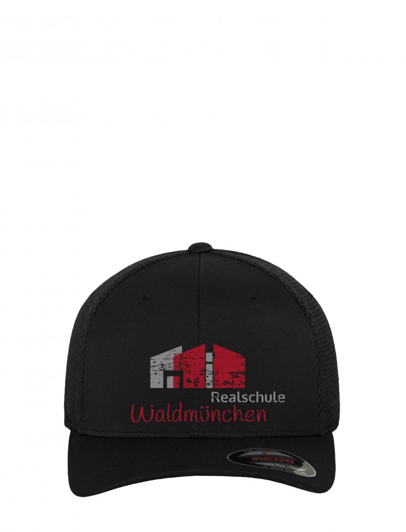 puranda REALSCHULE WALDM*ÜNCHEN Ballcap - schwarz - vorne