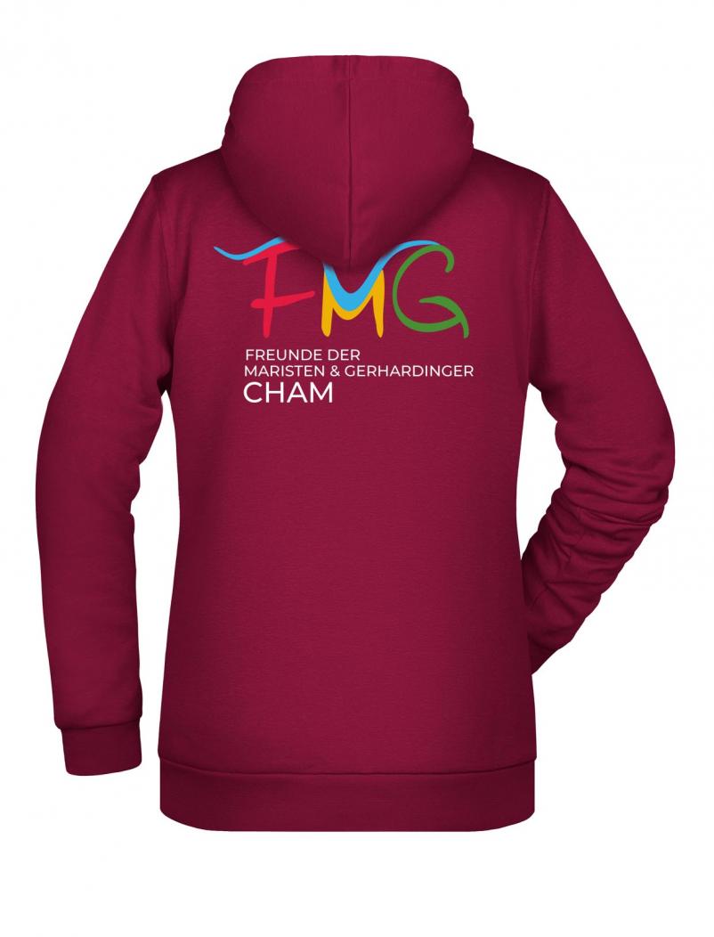 puranda Hoodie - FMG CHAM - weinrot - Hoodie hinten